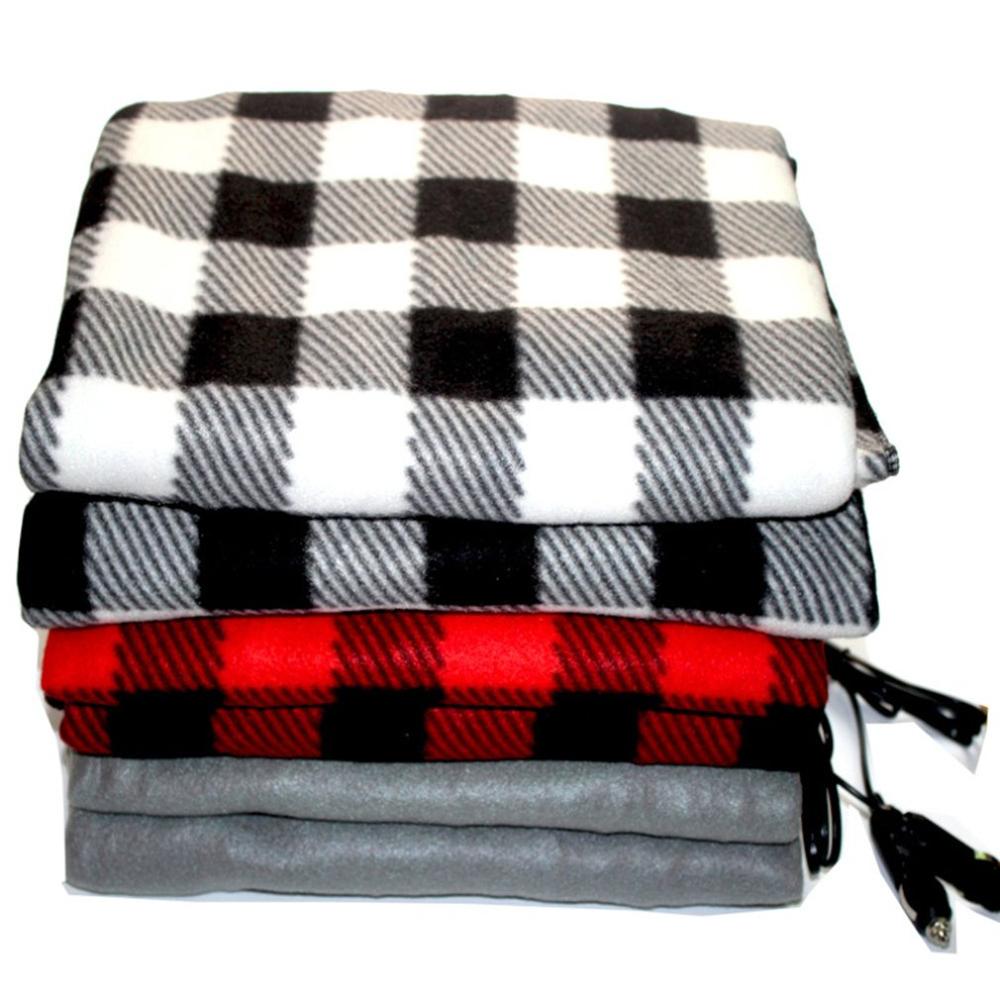 12V Car Electric Blanket Car Mounted Adjustable Temperature Electric Blankets Portable Auto Heating Blanket