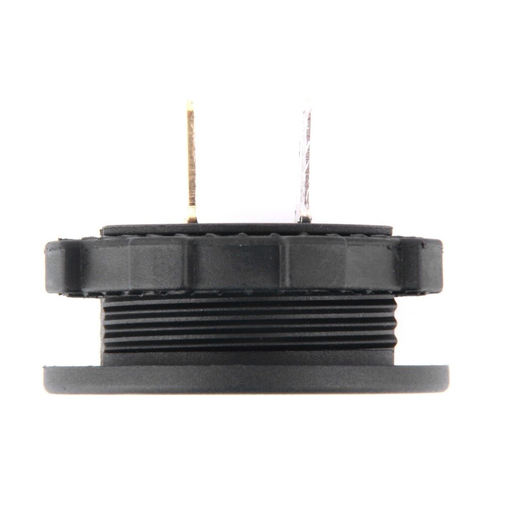 Professionele Zwarte 12 V-24 V Dc Led Digitale Display Auto Motorfiets Voltmeter Metro Waterdichte Voltmeter Socket