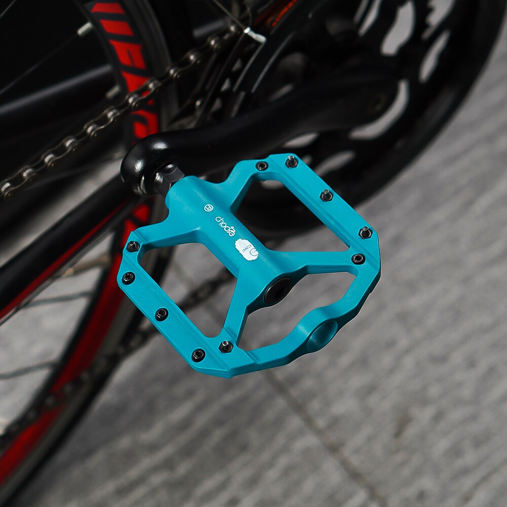 Chooee Fiets Pedalen 9/16 &quot;Bmx Mountainbike Voetpedaal Nylon Voor Mtb Racefiets Pedalen Antislip