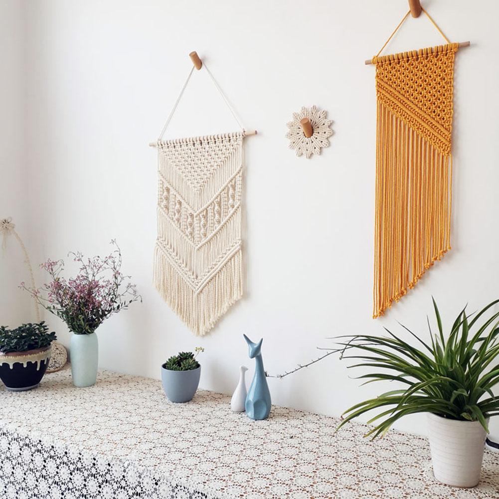 Home Decoration Bohemian Macrame Woven Wall Hanging Boho Room Geometric Tapestry Nordic Art Beautiful Apartment Room Decor