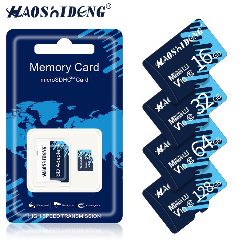 Memory Card USB Flash Card 128GB Micro sd card 64gb 16gb 32gb 8gb Class10 Mini SD Card 256gb tarjeta microsd Free Adapter