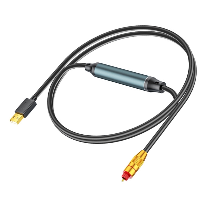 Cable sonido analógico óptico fibra Digital USB SPDIF Cable convertidor sonido Coaxial Digital para altavoces HDTV