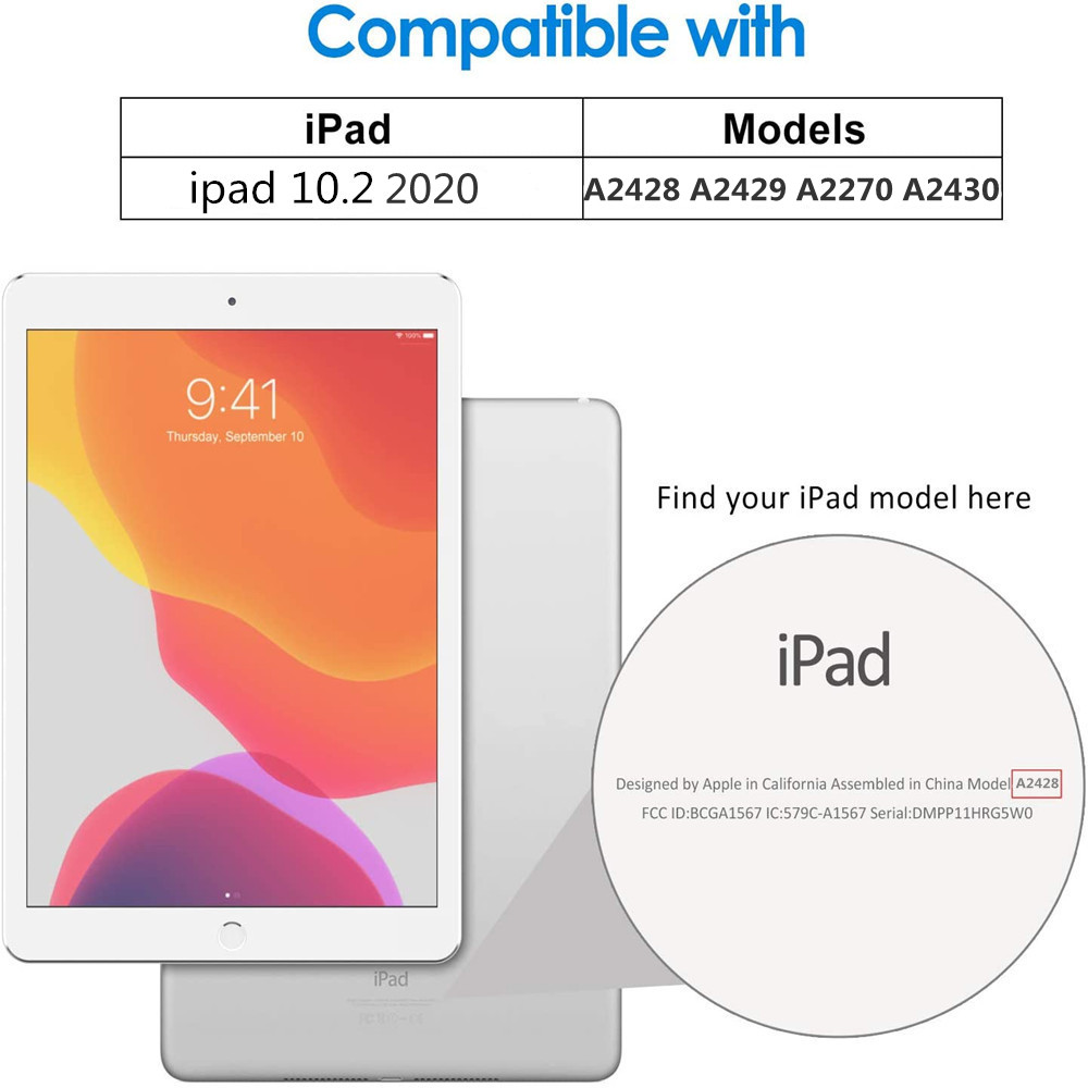 Osłona ekranu ze szkła hartowanego dla iPad powietrza 4 10.9 iPad 3 2 6 7 8th Pro 9.7 10.2 10.5 11 Cal Mini 5 7.9 Tablet folia ochronna: ipad 2020 10.2