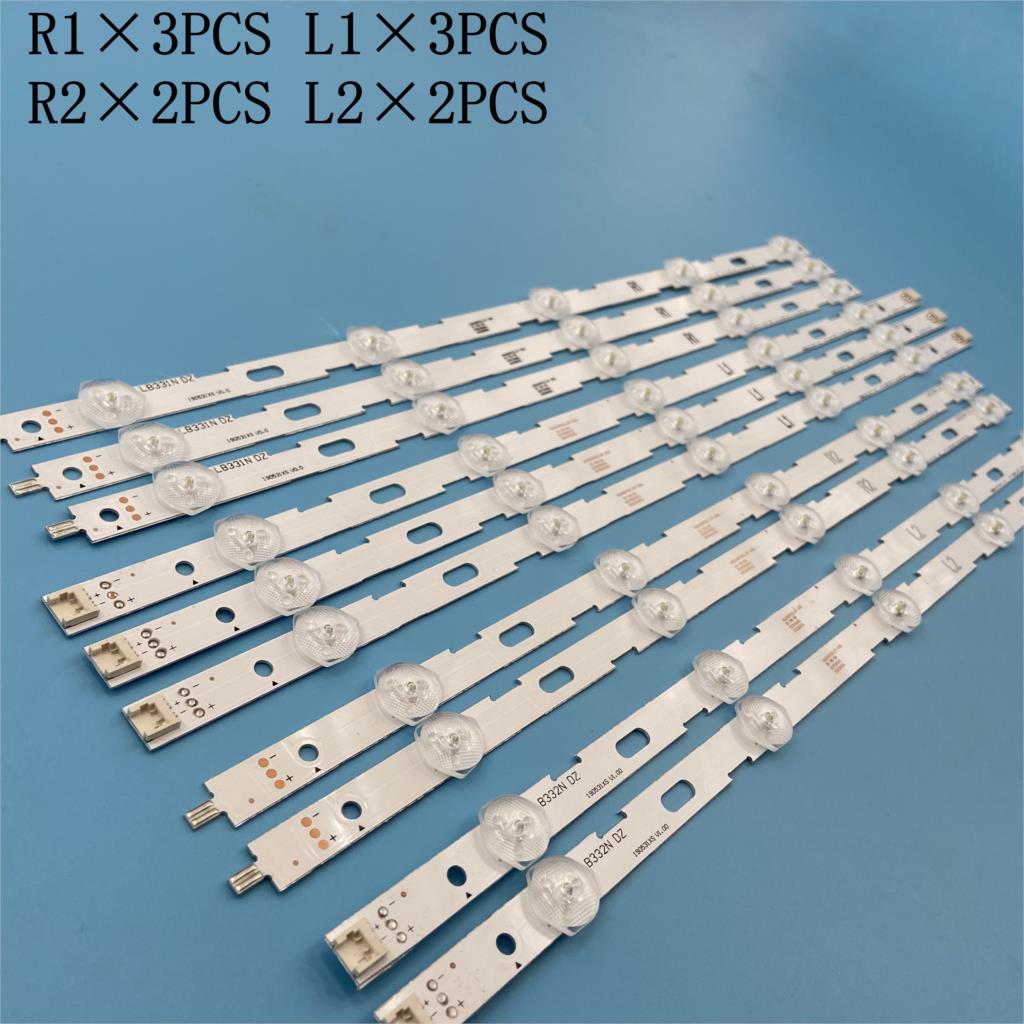 10 stücke LED Streifen Für LG 42'' V13 cDMS Umdrehung 1,0 1 L1 R1 L2 R2-Typ 6916L-1402A 6916L-1403A 6916L-1404A 6916L-1405A LC420fällig 42LN549E