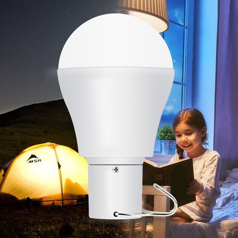 Solar Light Led Outdoor Camping Draagbare Lamp 15W Camping Lamp Led Zonne-energie Ampul Oplaadbare Opknoping Licht Tuin Lamp