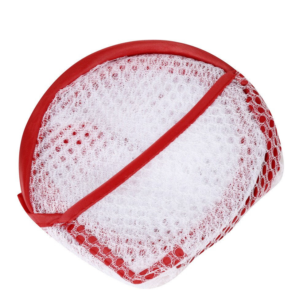 Opvouwbare wasmand, opvouwbare wasmand, opbergmand voor kleding, witte wasmand van gaas, wasmand, tas