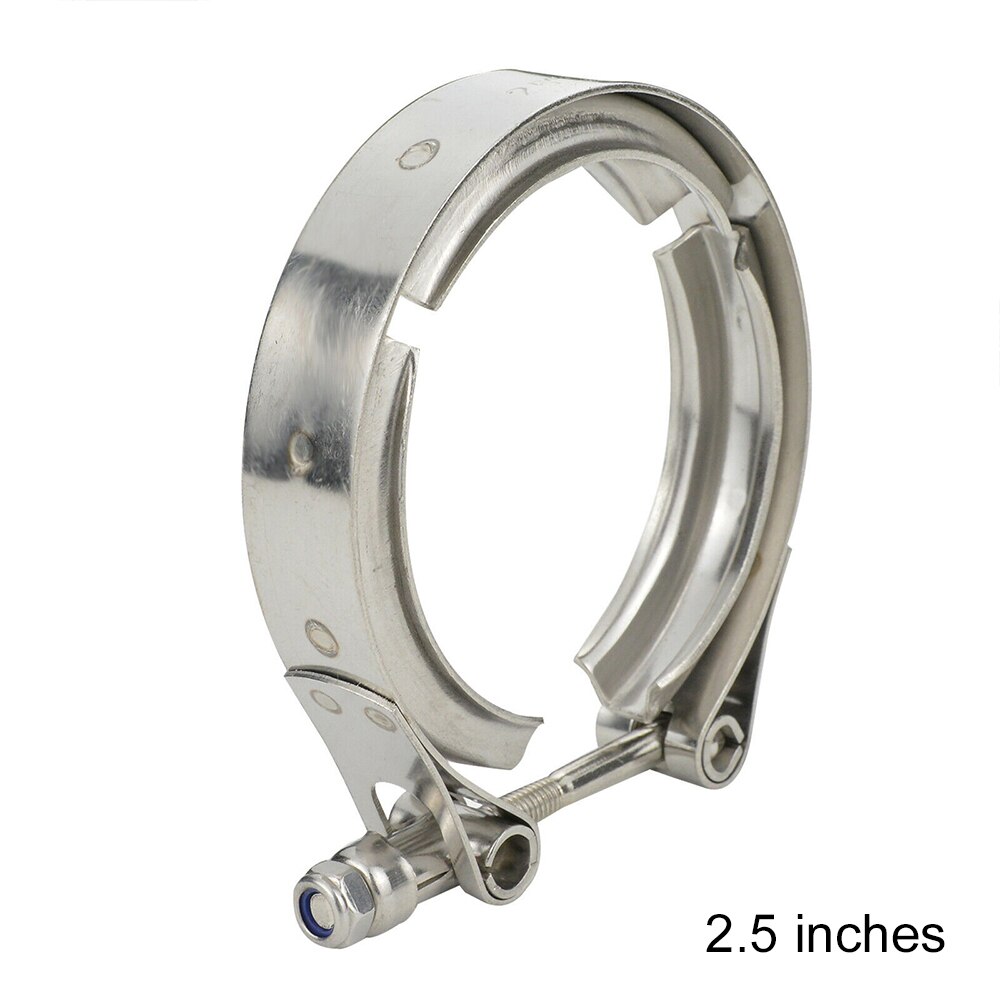 Onever Exhaust Flange Set Iron clamp for automobile turbocharged exhaust pipe Universal Portable: 2.5inch