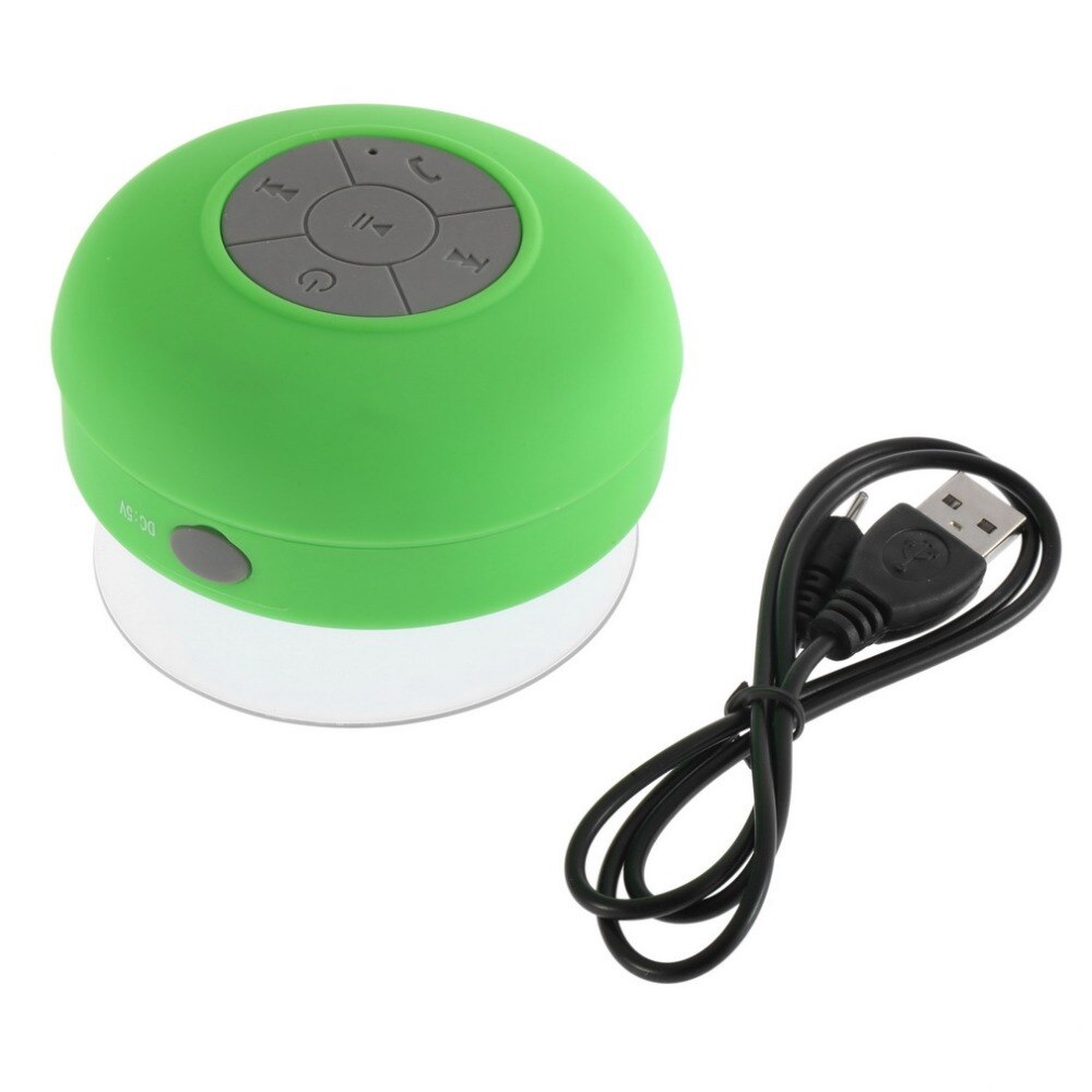 Portable Waterproof Bluetooth Speaker Wireless Car Handsfree Receive Call Music Suction Mic Mini Loudspeaker Box