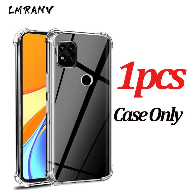 Étui de protection Redmi 9C NFC + film en verre pour Xiaomi Redmi 9 C Global M2006C3MG étui de smartPhone en Silicone redmi 9a 9c couverture arrière: redmi 9c NFC / 1pcs Silicone case