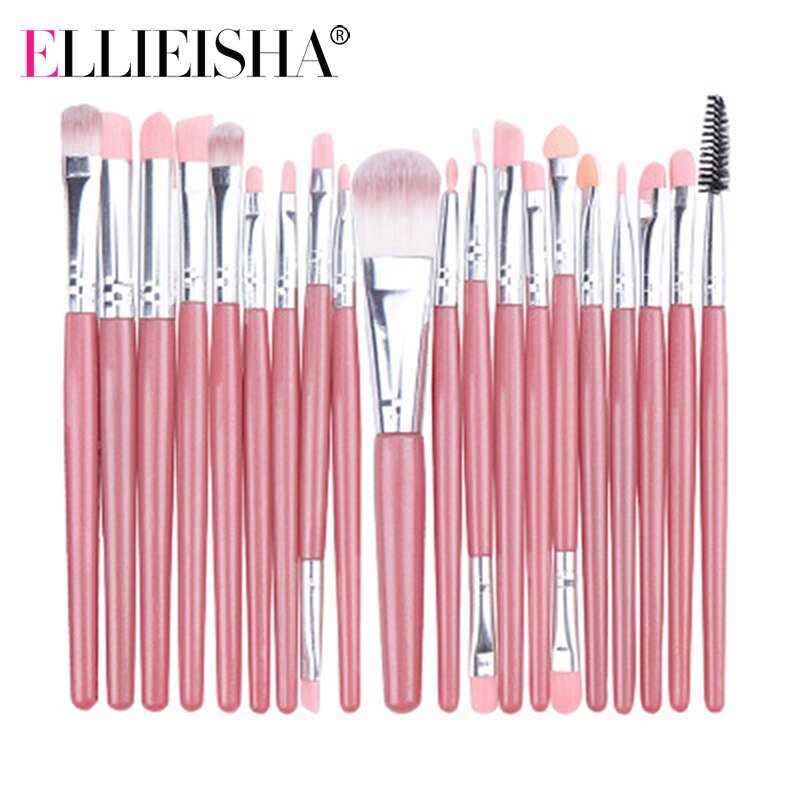 Ensemble de pinceaux de maquillage outils de maquillage pour les yeux à lèvres professionnels: FY