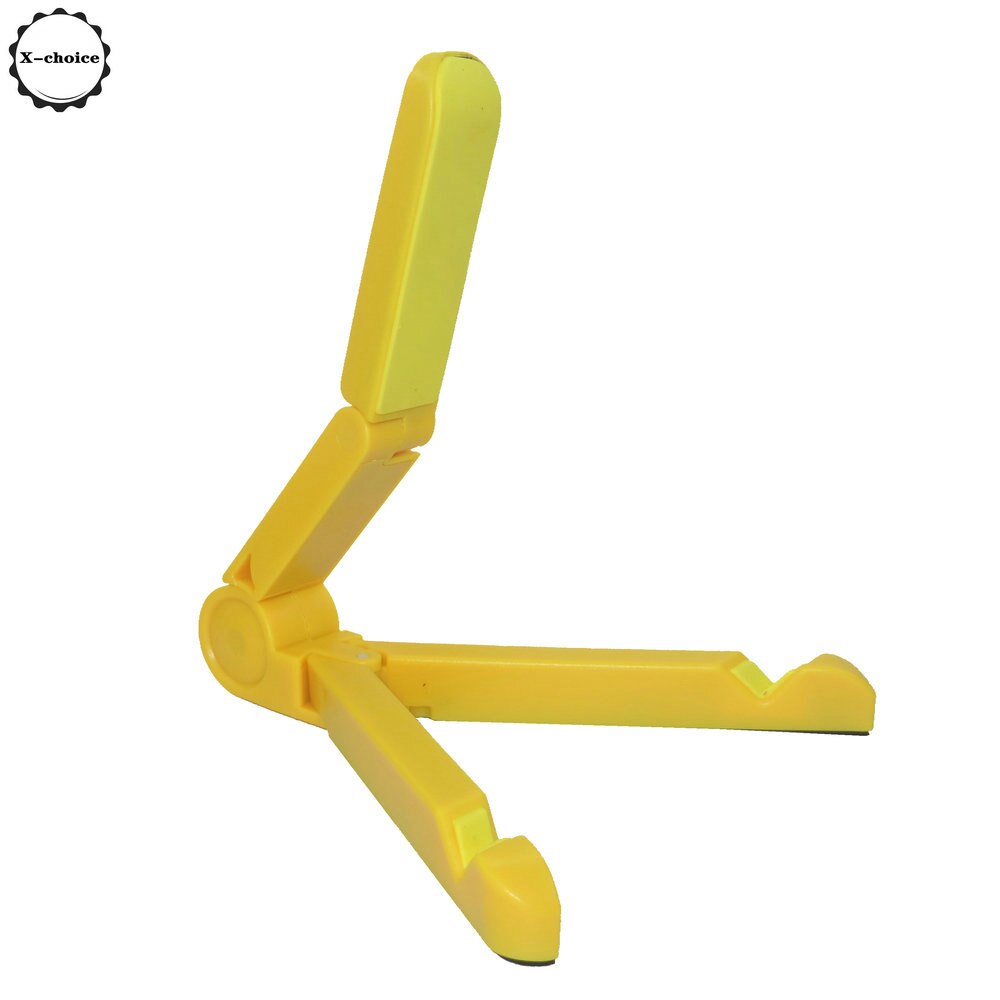 Skidproof Foldable Desgin Turntable Holder for Record Display / LP Record Vinyl Turntable Stand: Yellow