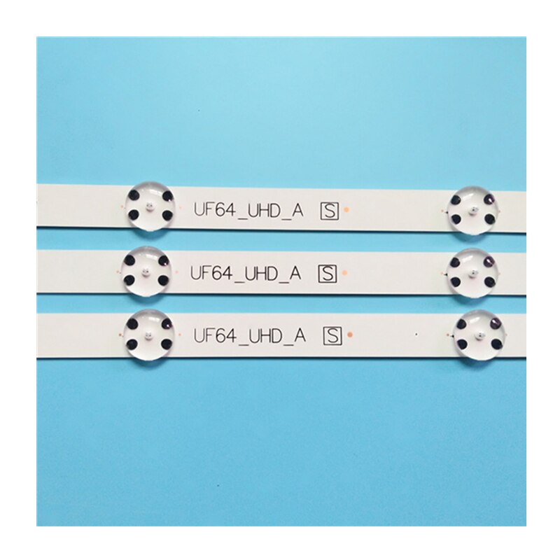 Bandes LED pour LG 43UF640V 43UF6700 43UF670T 43UF670V, barres de rétro-éclairage, règle de ligne, 43 pouces, UHD, 1 barre, Type 24EA, 850mm