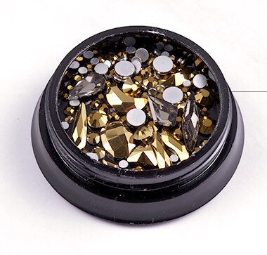 nouveauté Nail art Non fix ongles Strass cristal swarovski verre perles en vrac Strass pour ongles décorations: XY109