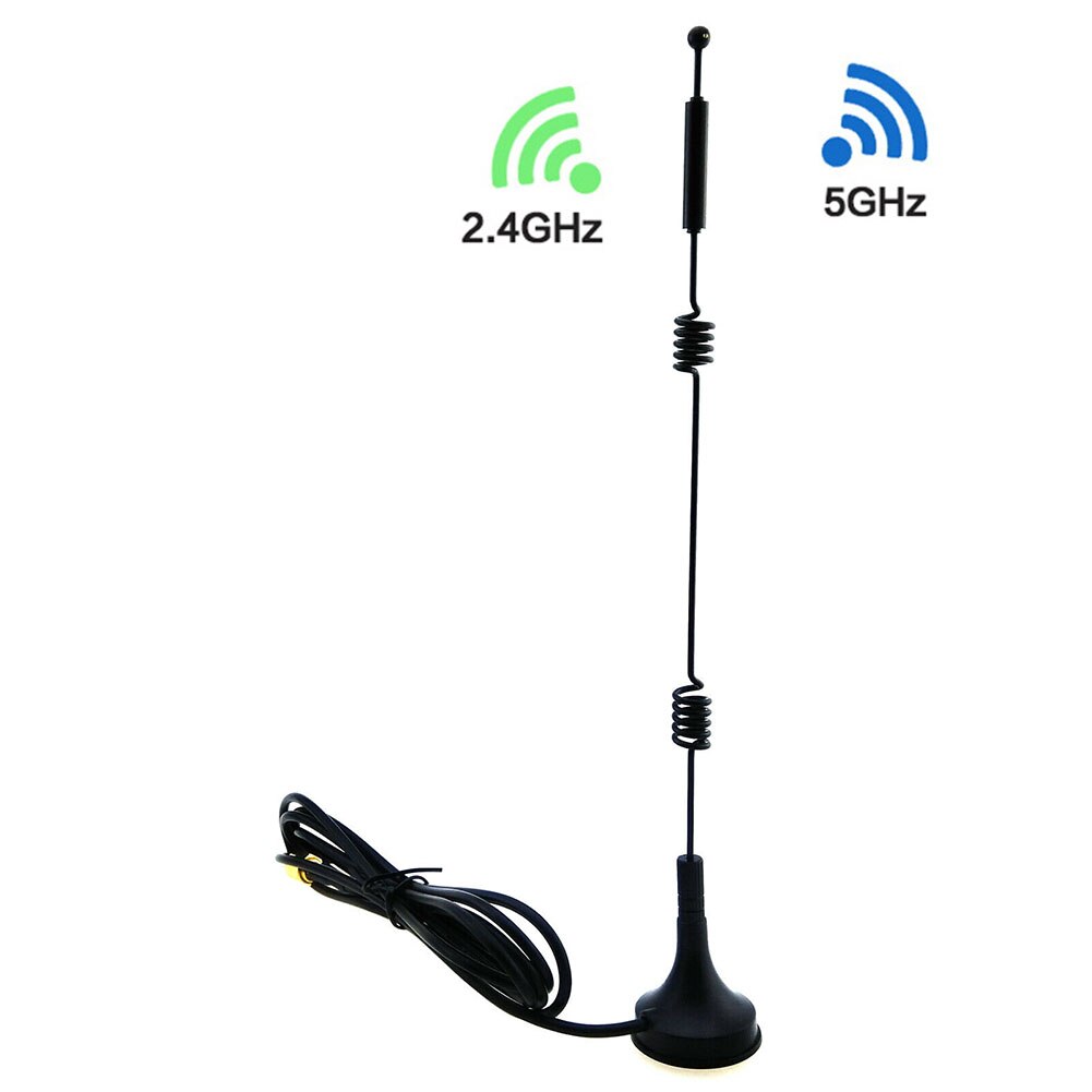 12dBi RP-SMA 2.4GHz 5GHZ High Gain WiFi Router Antenna For Wireless IP Camera Brand And