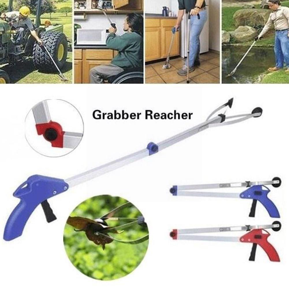 Garbage Collector Fetcher Foldable Pick Up Tool Grabber Gripper Reach Reaching Grab Extend Reacher Litter Picker Stick Fold U1L5