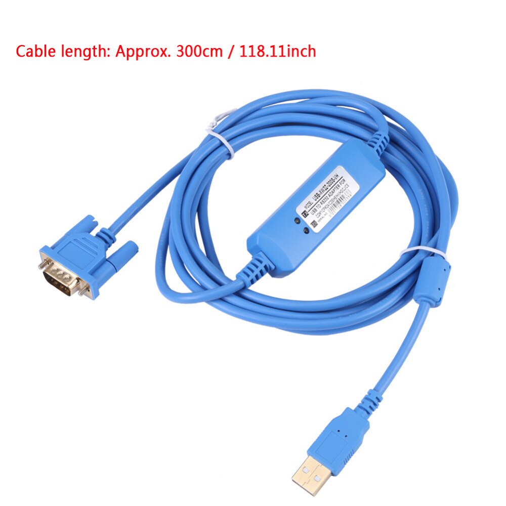 3 Meter PLC Programming Cable for Omron CQM1H/CPM2C Series with CD USB-XW2Z-200S-VH