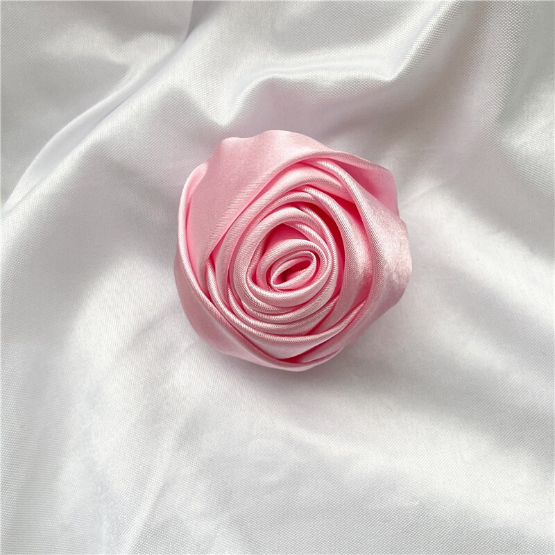 INS Satin Rose Phone Stand Flowers Foldable Phone Grip Support IPhone Samsung Xiaomi Phone Accessories: pink