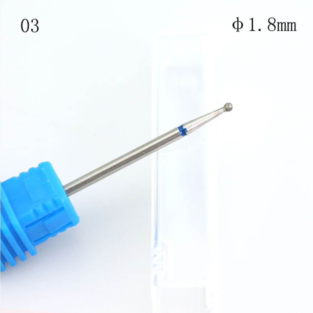1Pcs Diamond Nail Drill Rotate Burr Bits Nail File Milling Cutter For Electric Manicure Machine Polish Remove Nail Art Tools