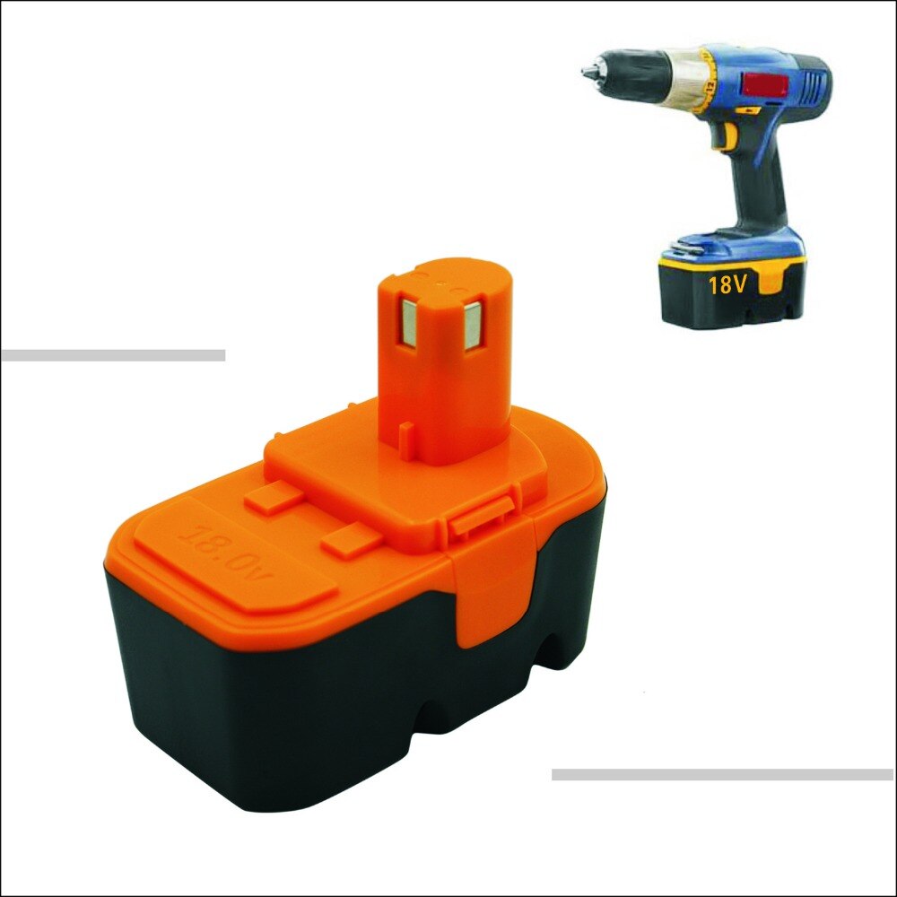 KINSUN Replacement Power Tool Battery 18V 3.0Ah Ni-Mh for Ryobi Cordless Drill BPP-1813 BPP-1815 BPP-1817 BPP-1820 BID-180L