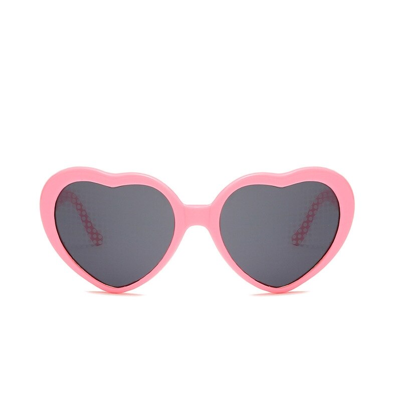 Love Heart Shaped Effects Glasses Watch The Lights Change to Heart Shape At Night Diffraction Glasses Sunglasses: Pink