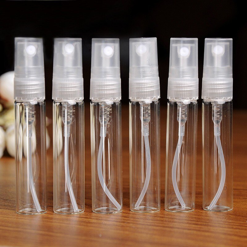 5 Stks/partij 5Ml Glas Navulbare Draagbare Sample Parfumflesjes Travel Spray Verstuiver Lege Parfumfles Mini Sample Container