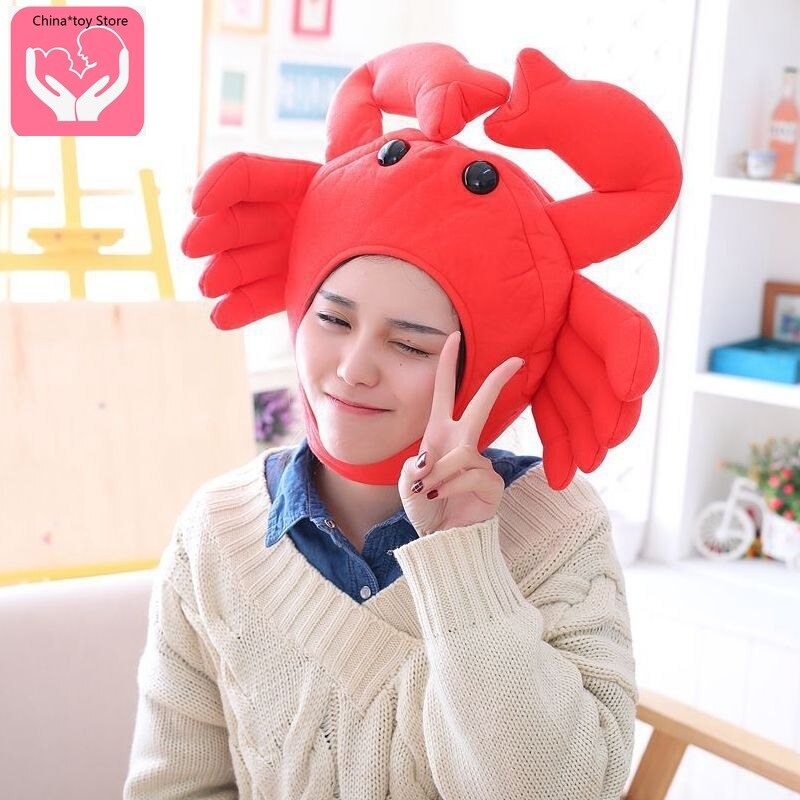 Cartoon Krab Hood Hat, Foto Rekwisieten, Kleding Accessoires, Voor Kinderen