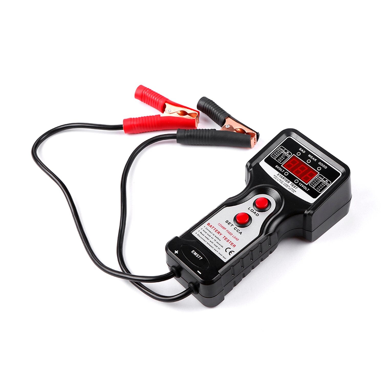 Car Digital Battery Tester Battery Load Checker Charging Voltage Test Tool Car Battery Voltage Universal Tester Fault Diagnosis