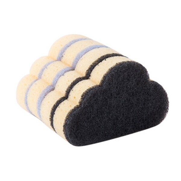 Washing Cloth Car Washing Glass Washing Sponges Strong Decontamination Pads Multi-functional Cloud Sponge Kitchen Tools: style 1