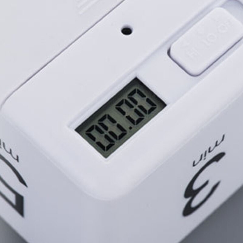 Cube Shape Countdown Reminder Timer Mechanical Alarm Clock Interval Reminder