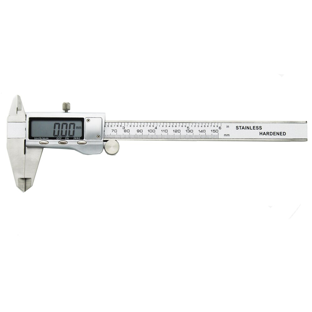 Metal 150mm Stainless Steel Electronic Digital Vernier Caliper Micrometer Measuring Gauge Micrometer 6-Inch Electronic Caliper