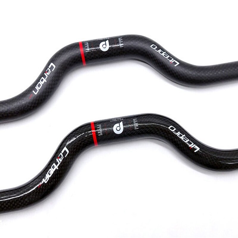 Guidon de vélo pliant ultra-léger en Fiber de carbone guidon de Type M 25.4mm pour Brompton