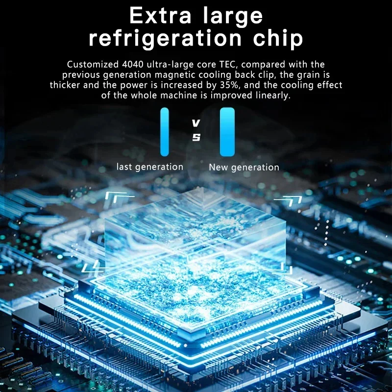 Black Shark Nuova versione di raffreddamento 4 PRO Dispositivo di raffreddamento rapido del telefono per iPhone 15/ROG 7/Nubia Redmagic 9S Pro/Xiaomi FunCooler