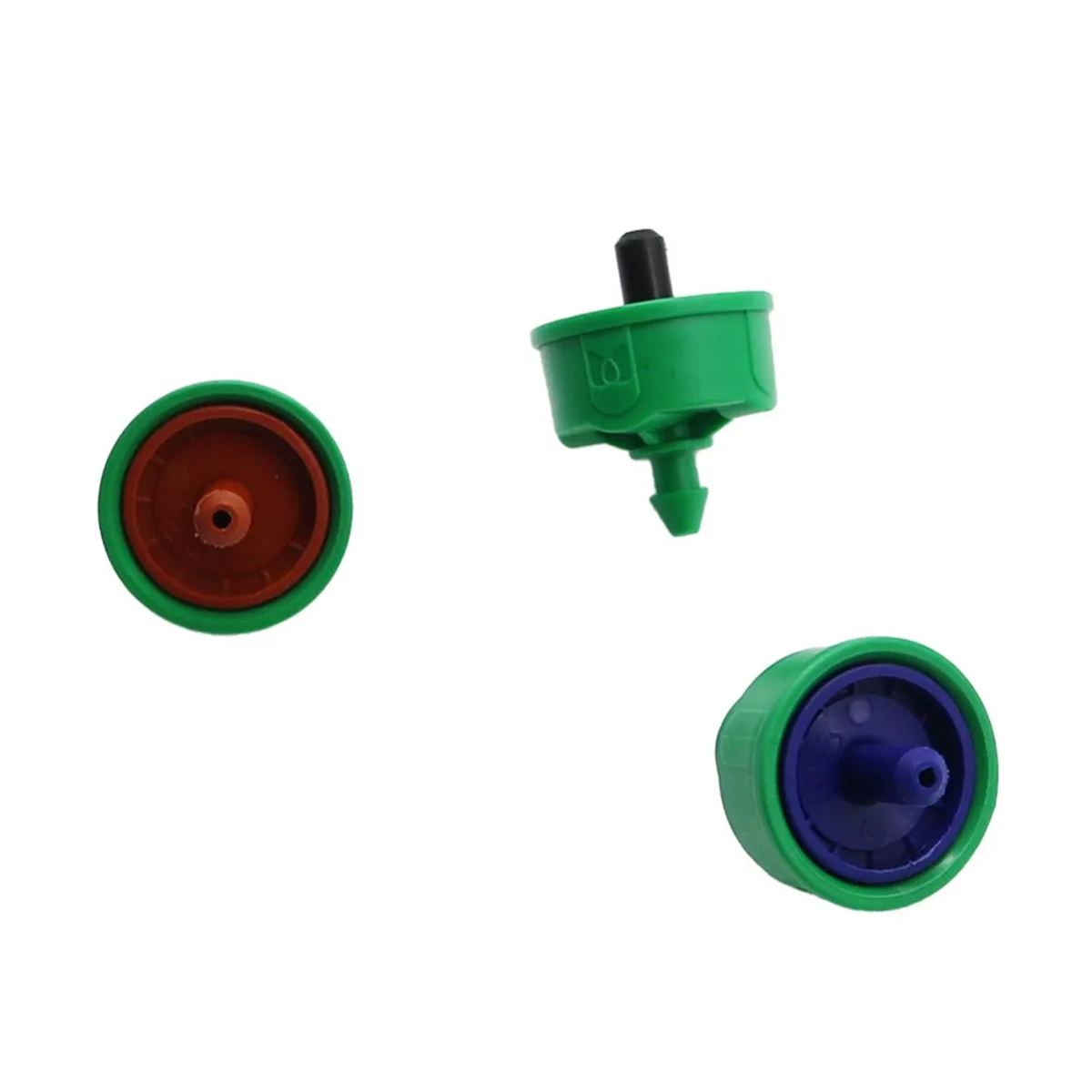 2/4/8 l/- fas droppfria tryckkompenserade droppkopplare 4/7mm slangars stabila flödesregulatorer trädgårdsbevattning tryckreglerande emittrar