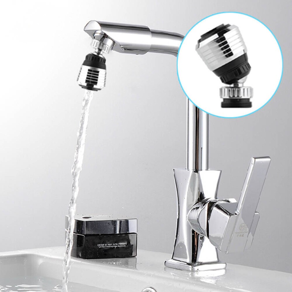 360 Draaien Swivel Kraan Nozzle Filter Adapter Water Saving Tap Beluchter Diffuser Badkamer Keuken Accessoires