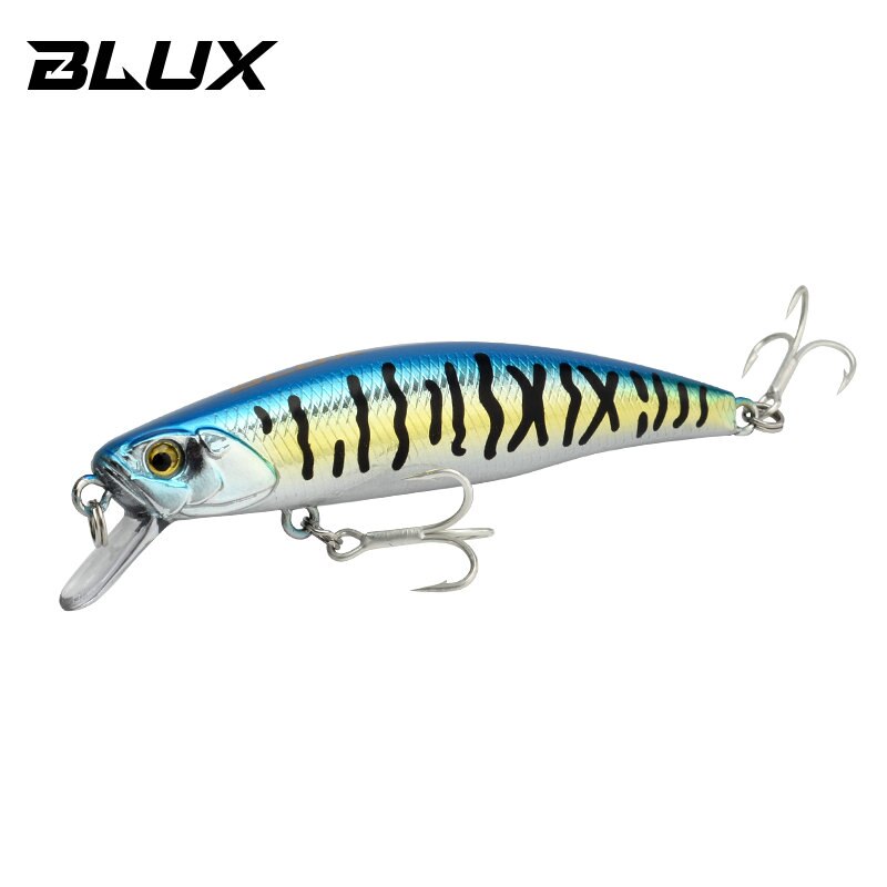 BLUX SPRINT 75SW-señuelo de pesca de peso fijo, piscardo que se hunde, 75mm, 11G, armado con anzuelo BKK Wobbler, aparejos de cebo para trucha, Roca, orilla