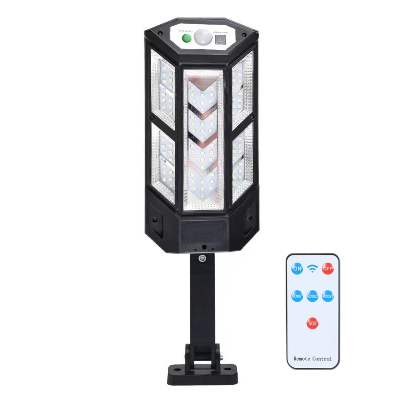 Nieuwste led-lampen op zonne-energie , 9900lm buitenlampen op zonne-energie met bewegingssensor, 4 standen, waterdicht ,  ip65 tuinlampen op zonne-energie voor op straat of in de tuin.