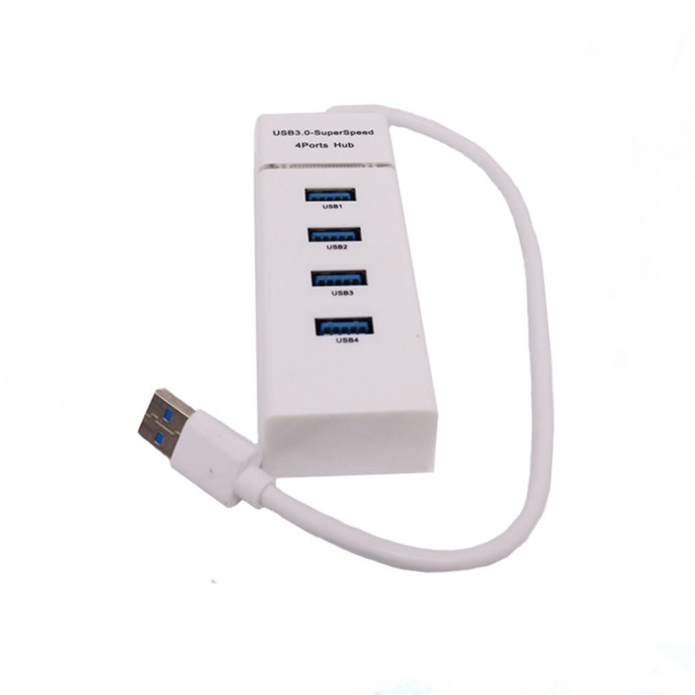 USB Hub 3.0 USB Splitter Multi USB 3.0 Hub Multiple 4 Port Hub Splitters Use Power Adapter Computer Accessories Hub For PC