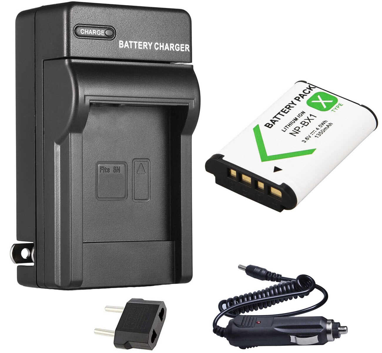 Batería + cargador para Sony cyber-shot DSC-RX100M3, DSC-RX100M4, DSC-RX100M5, DSC-RX100 V, DSC-RX100M5A, DSC-RX100M6 cámara Digital: Battery and ChargerB