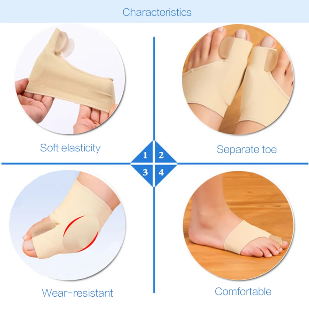 1 paar Zehe Separator Hallux Valgus Ballen Korrektor Hammer Kappe Haarglätter Fuß Schmerzen Linderung Orthopädische Pedikübetreffend Werkzeuge Fuß Pflege