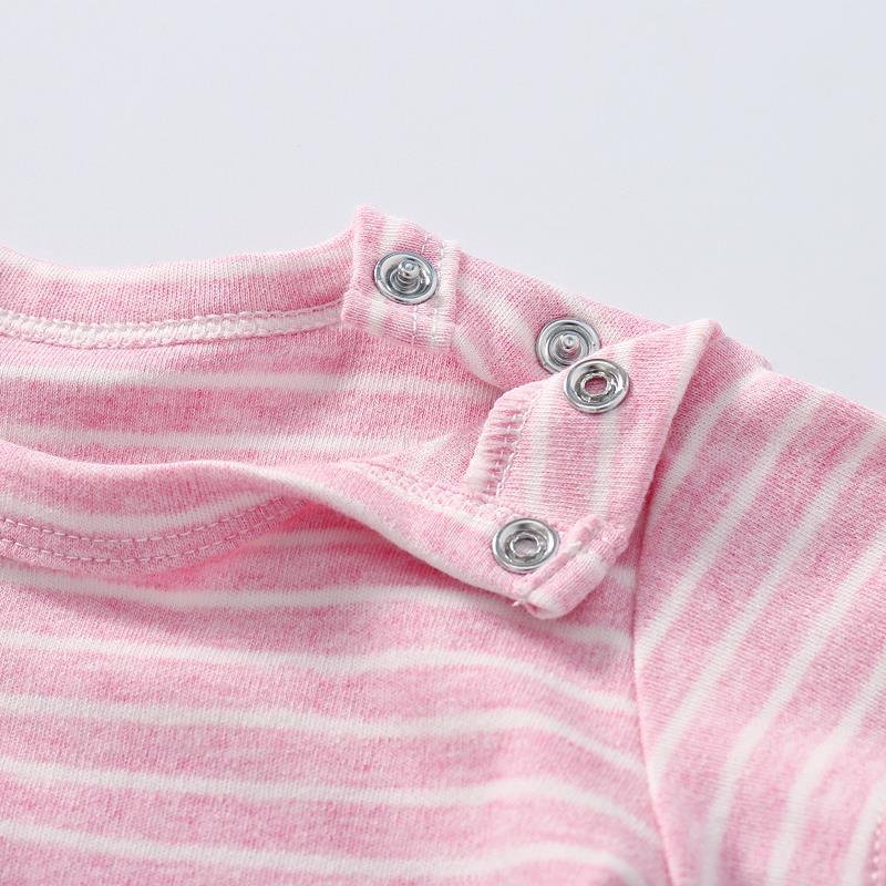 Baby-strampler, sommer, gestreift, kurzarm, baumwollbody, neugeborenen-jungen, mädchen, bebe steigen kleidung 0-24m