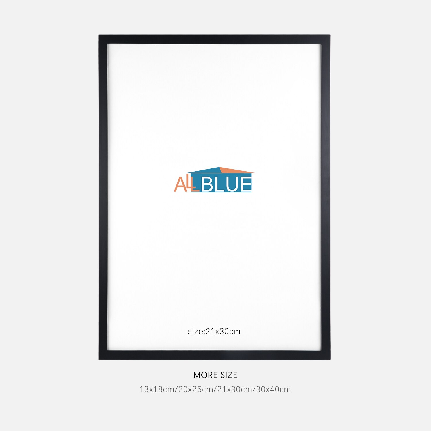 Wooden Frame Black Picture Framed Hanging Photo Frames Wall Decor Framework Luxury Art Poster For Room Decoration Print Painting