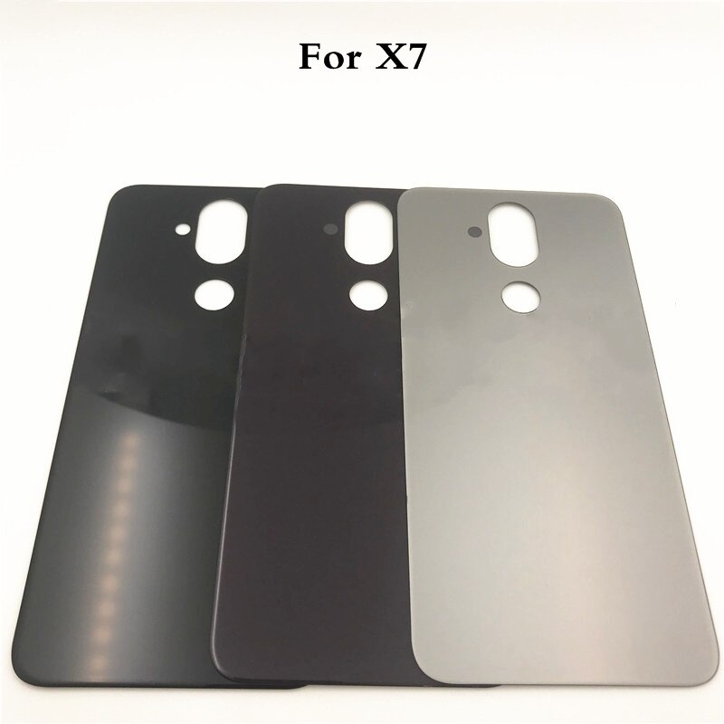 Top For Nokia 8.1 /For Nokia X7 Battery Back Cover Rear Housing Rear Door Back Glass Panel Spare Parts
