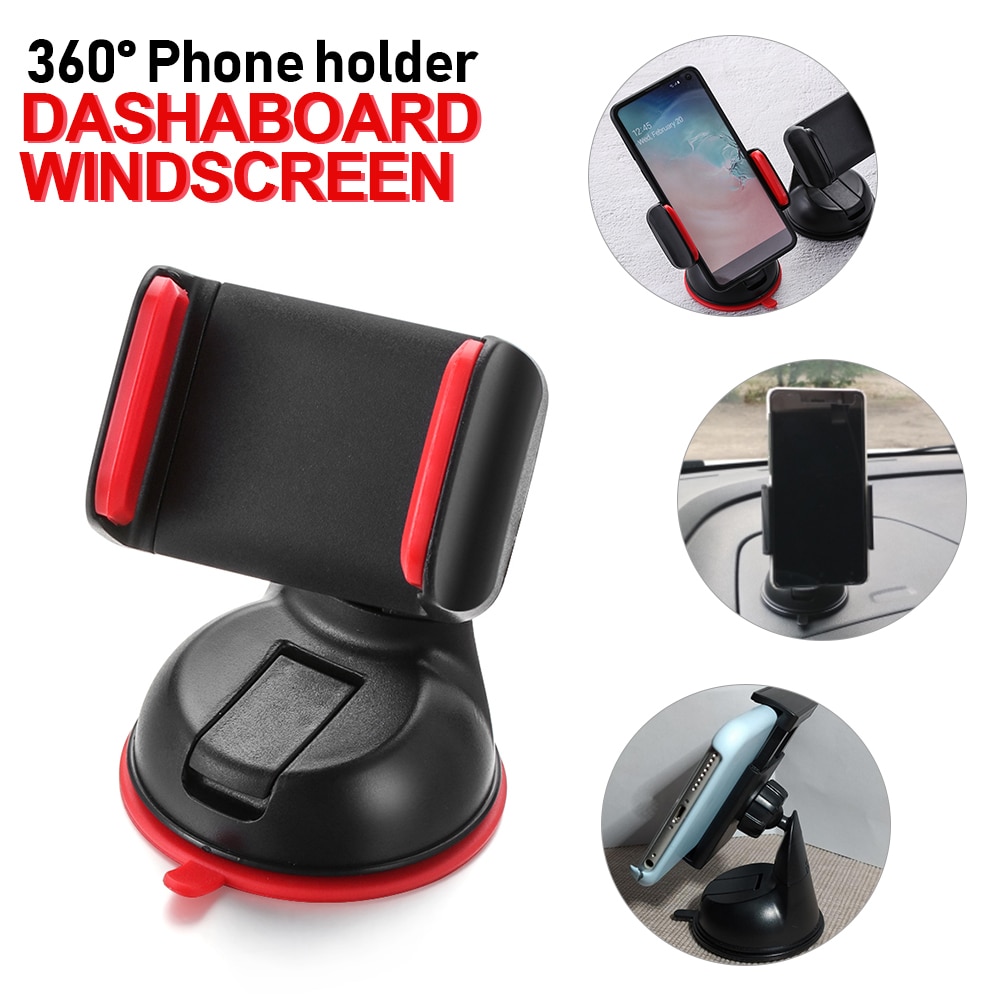 1Pc Universele 360 ° Auto Dashboard Mobiele Telefoon Houder Siliconen Zuignap Thuis Voorruit Smartphone Mounts Auto Accessoires