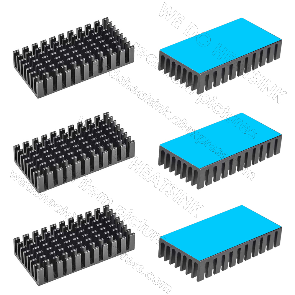 WE DO dissipatore di calore 50x25x10mm senza o con dissipatore termico dissipatore di calore aletta di raffreddamento in alluminio per modulo Transistor IC di potenza LED
