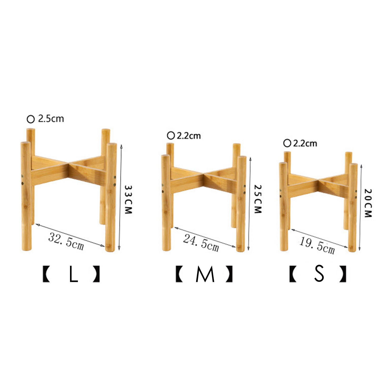 Plant Stand Indoor Plant Display Rack Bamboo Flowe... – Vicedeal