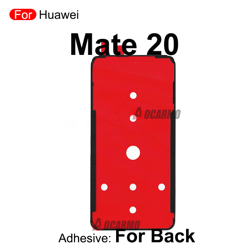 For Huawei Mate 10 20 30 40 Pro Rear Door Housing Mate 20Pro 30Pro Back Cover Adhesive Sticker Tape Glue Replacement: Red