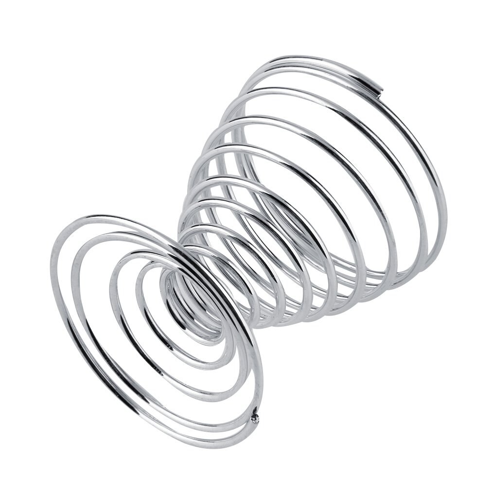 1pc Stainless Steel Spring Wire Tray Boiled Egg Cups Holder Stand Storage Worldwide Store