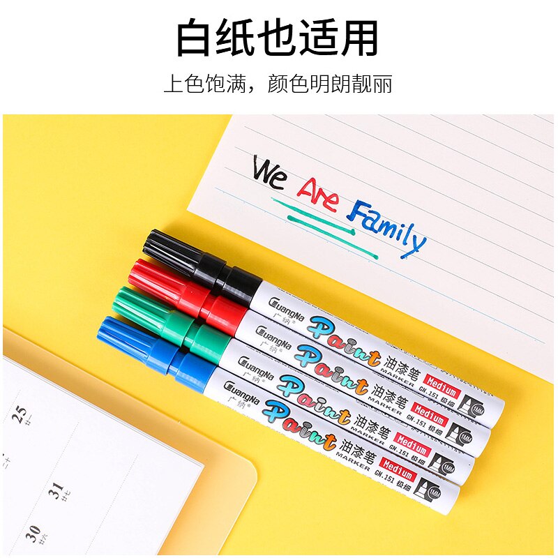 Paint Cleaner Car Wheel Tire Oily Painting Pen Auto Rubber Tyre Polishes Metal Permanent Marker Graffiti Touch Scratch Wet Wax