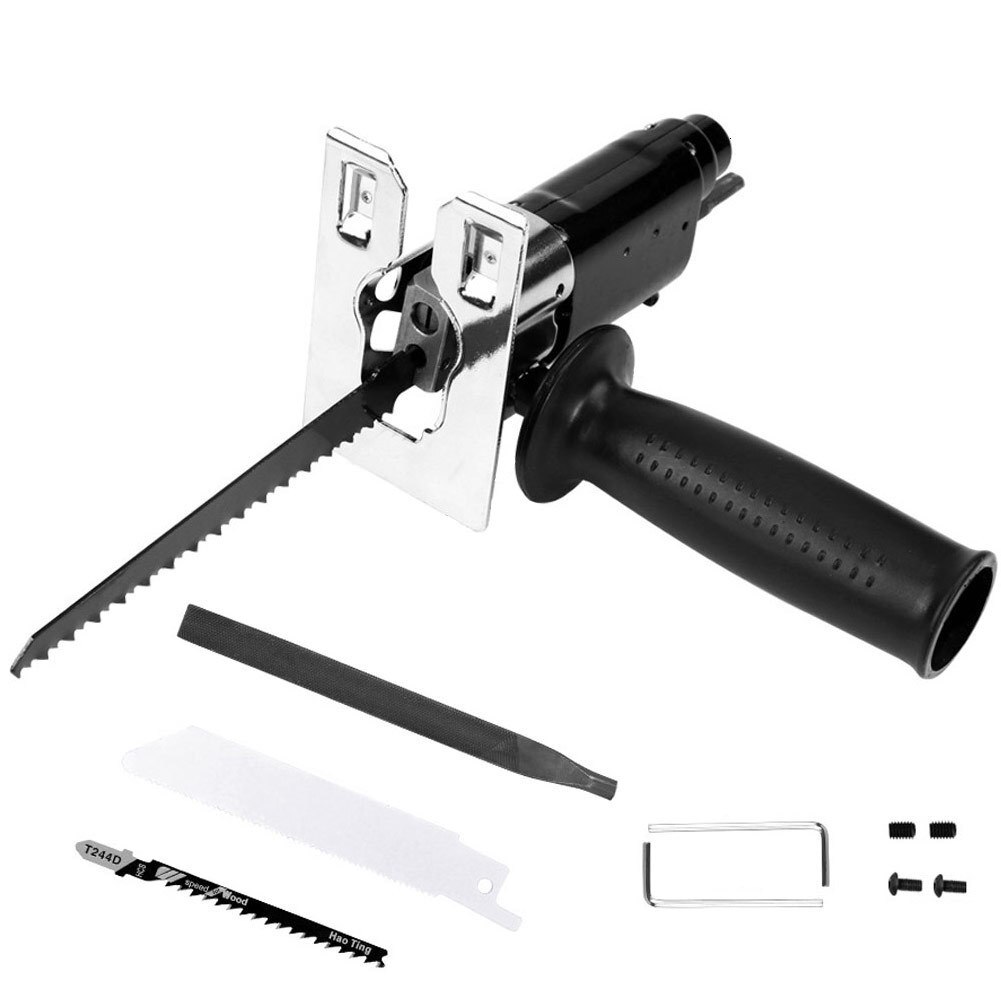 FGHGFReciprocating adaptateur de fixation de scie changer en ensemble de perceuse électrique pour bois ménage métal outil électrique coupe du bois