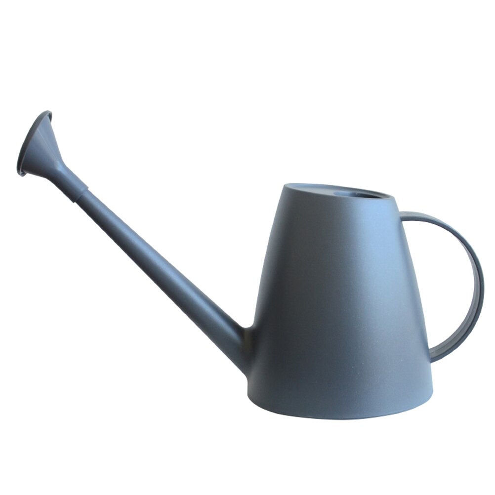1pc Home Watering Can Plastic Watering Can with Long Mouth for Ourdoor and Indoor Plants: Dark Grey